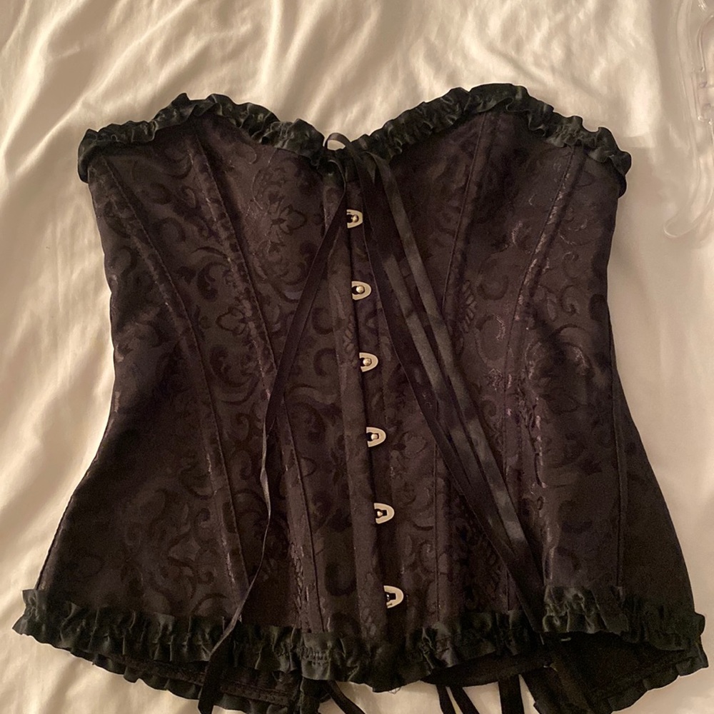 Black sexy corset